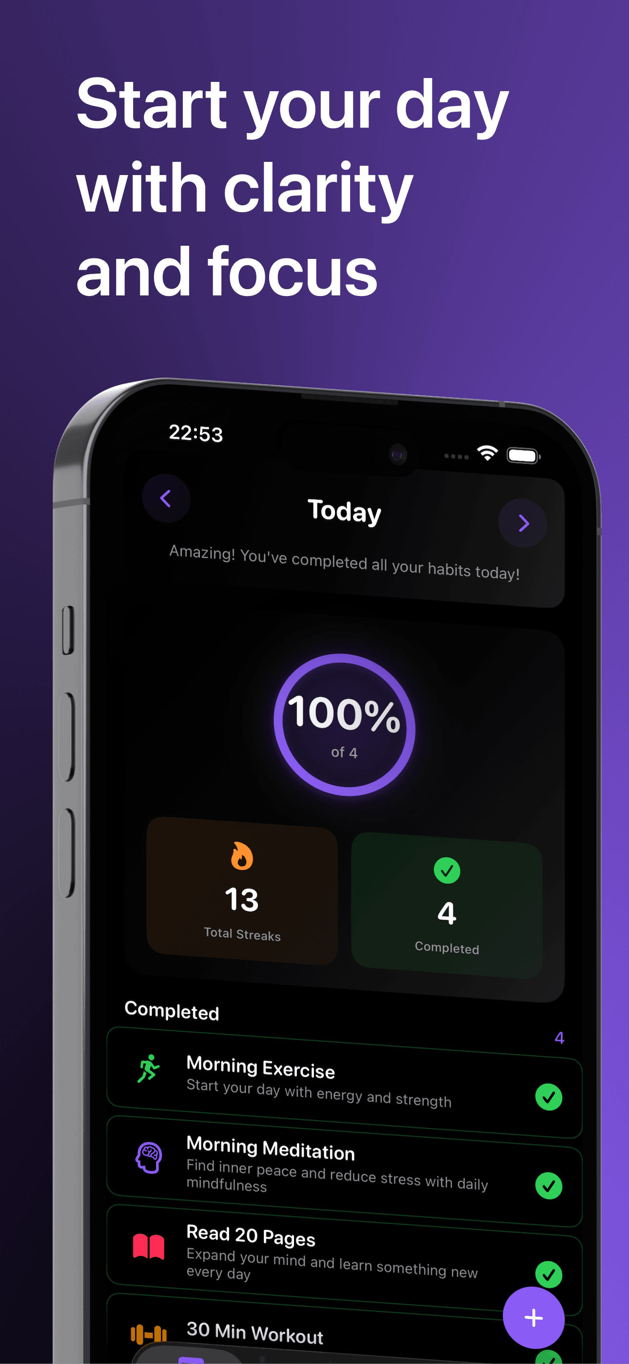 Ternify Daily Tracking - Track your habits with a simple tap